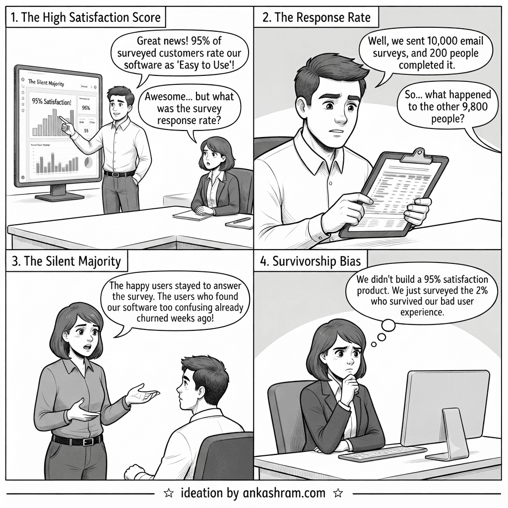 Survivorship Bias in Customer Feedback: The Hidden Problem